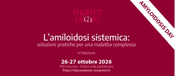 CORSO FAD L’amiloidosi sistemica:  Soluzioni pratiche per una malattia complessa